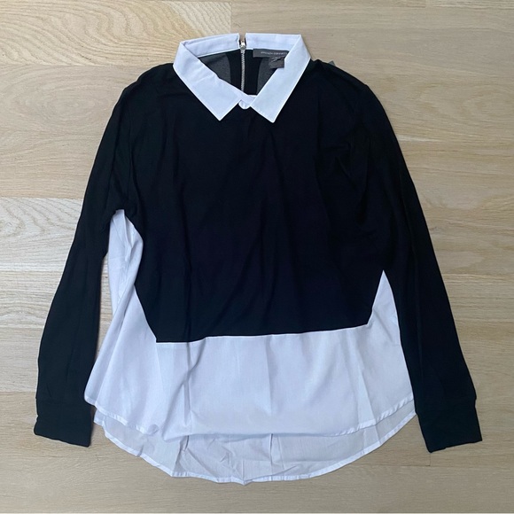 French Connection Tops - French Connection Collard Blouse